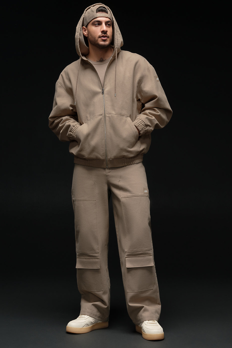 Cotton Canvas Carpenter Pant - Gravel--0