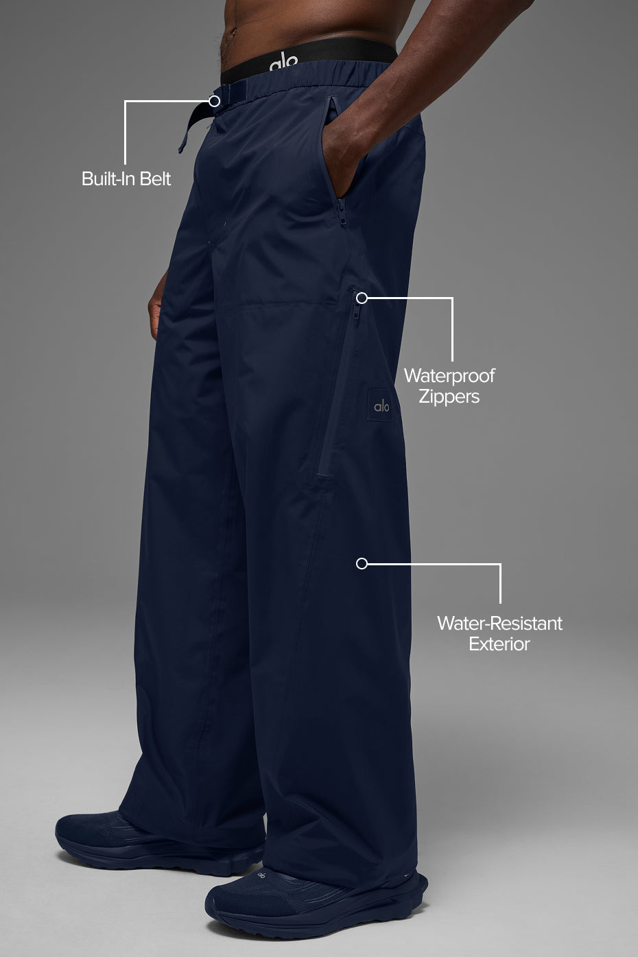 Alpha Shell Pant - Navy--1