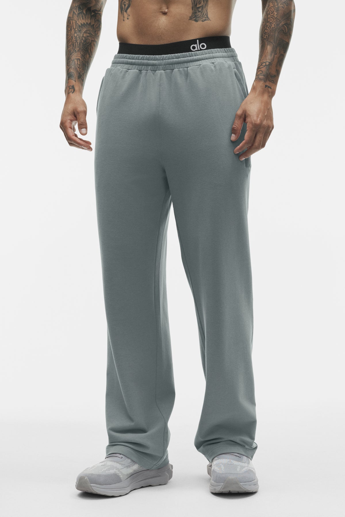 Double Take Straight Leg Pant - Monument--0