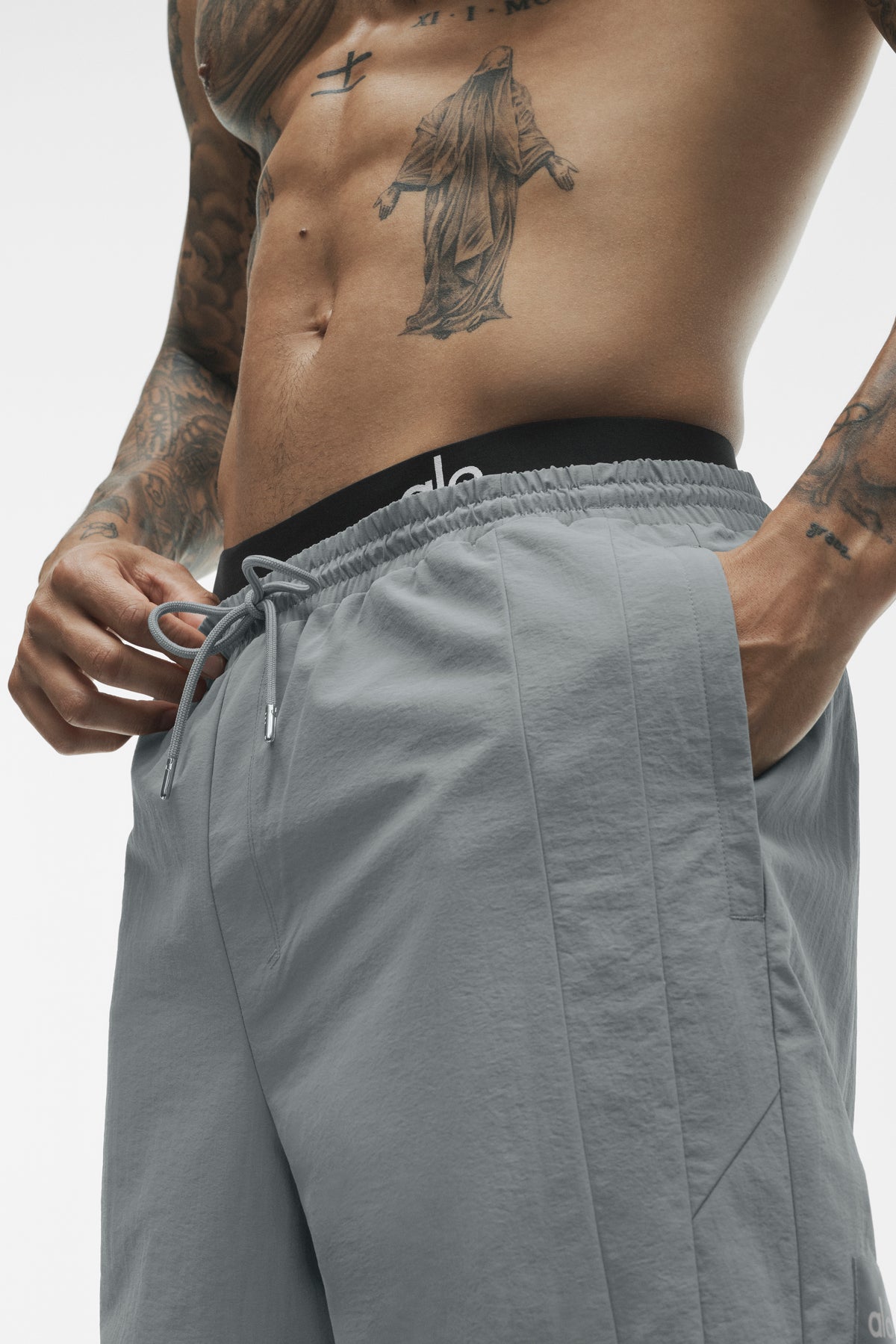 Takeaway Track Straight Leg Pant - Monument--3