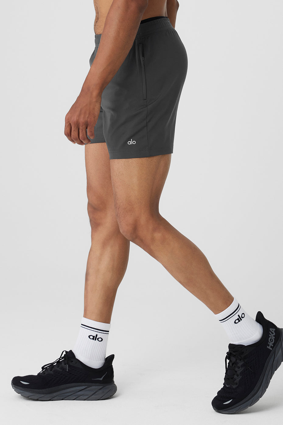7" Conquer React Performance Short - Anthracite--2