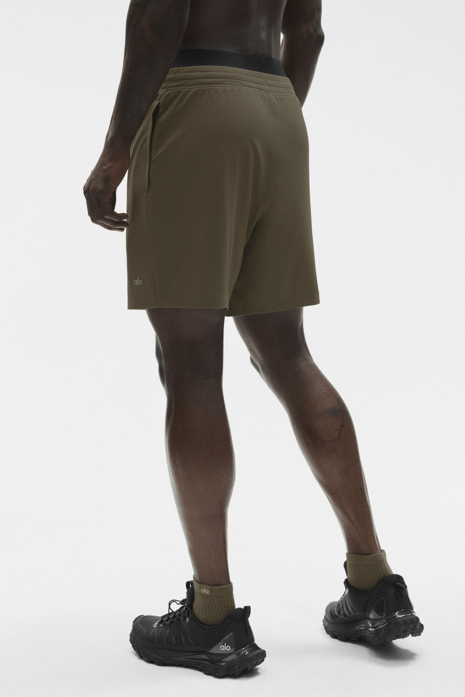 7" Conquer React Performance Short - Olive Tree--1