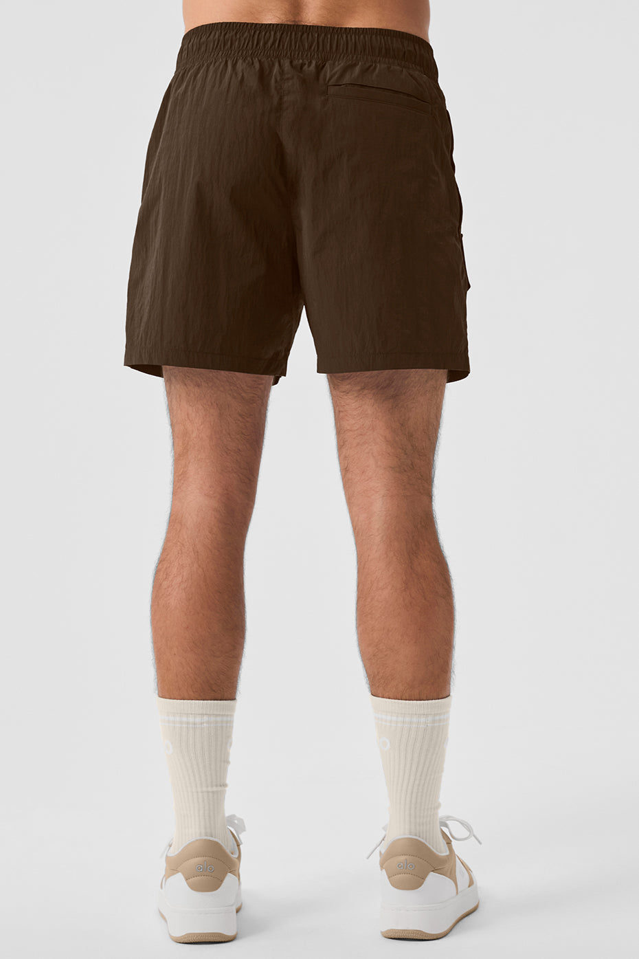 7" Crinkle Nylon Excursion Cargo Short - Espresso--1