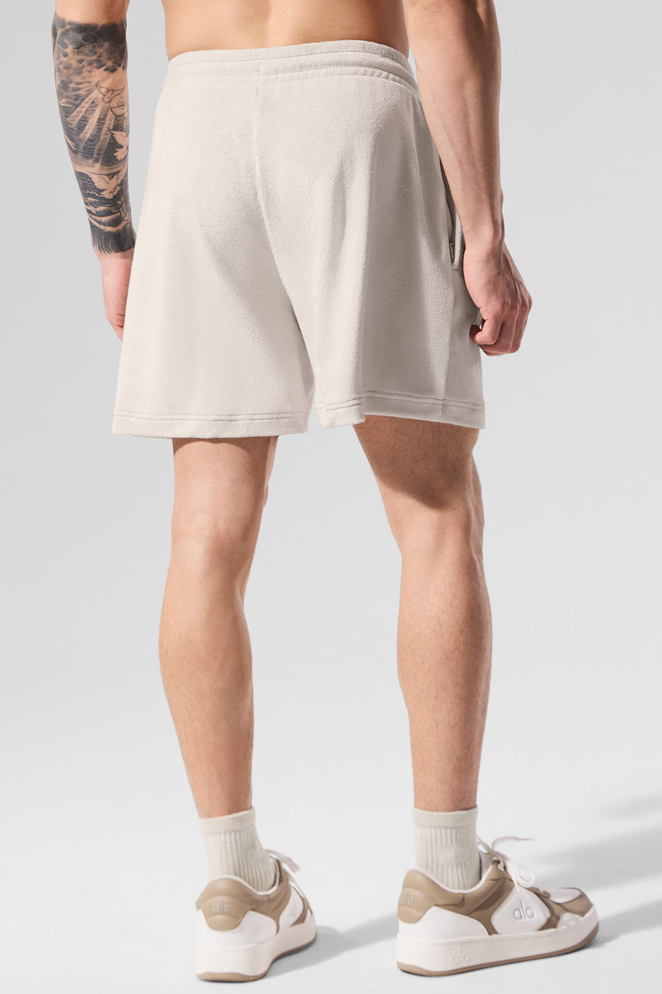 7" Coastal Terry Short - Bone--2