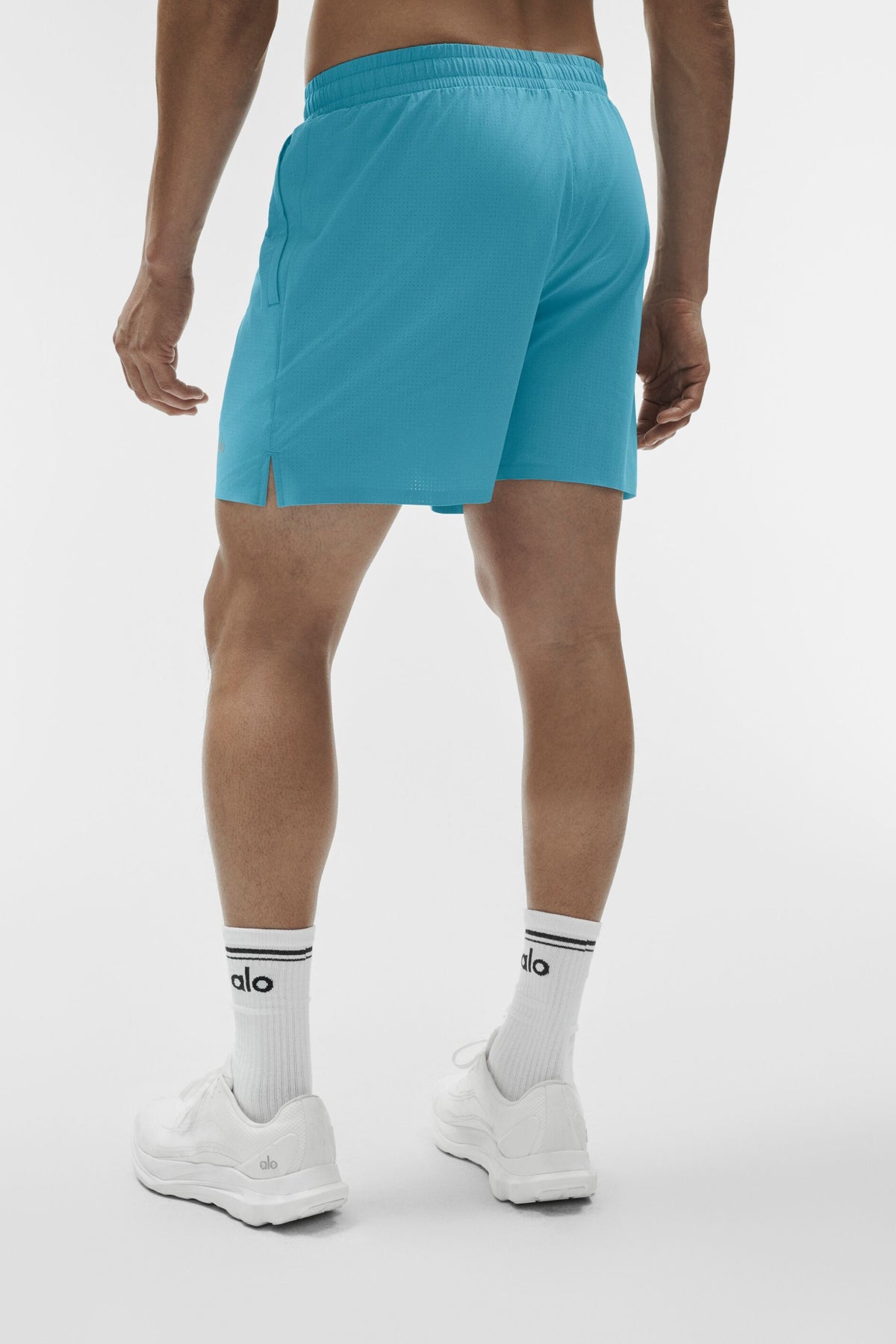 5" Traction Running Short - Blue Breeze--3