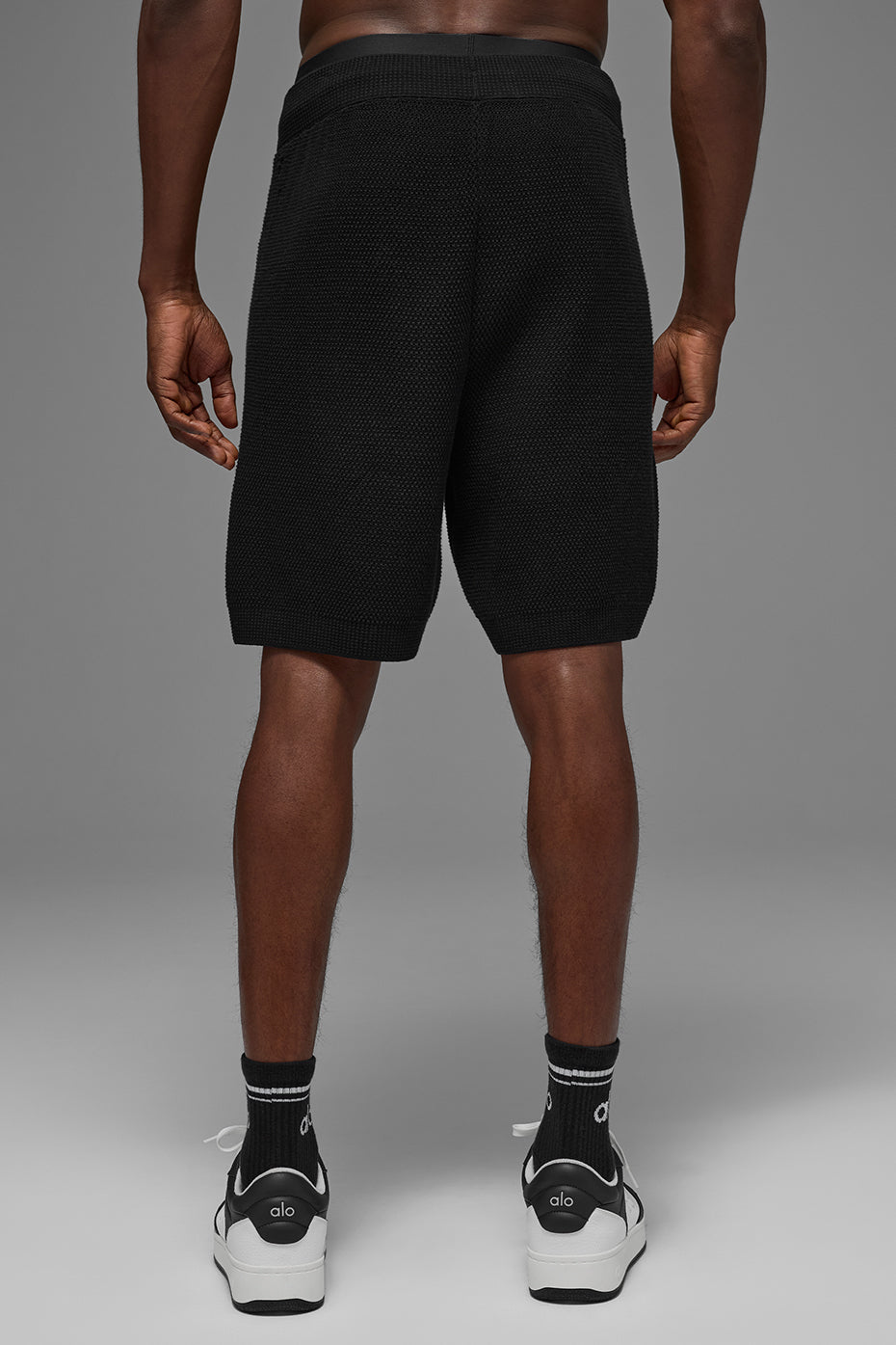7" Sports Club Sweater Knit Short - Black--2