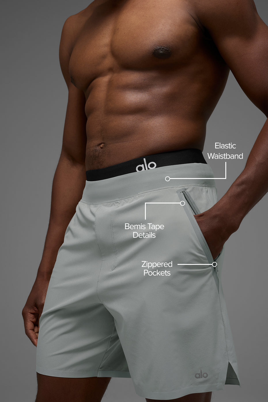 7" Repetition Pro Short - Lunar Grey--1