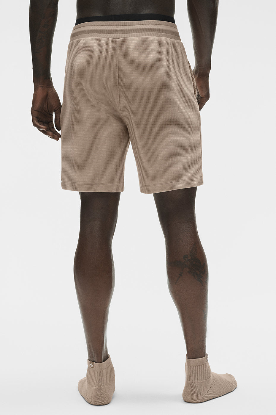 7" Waffle Lounge Short - Gravel--2