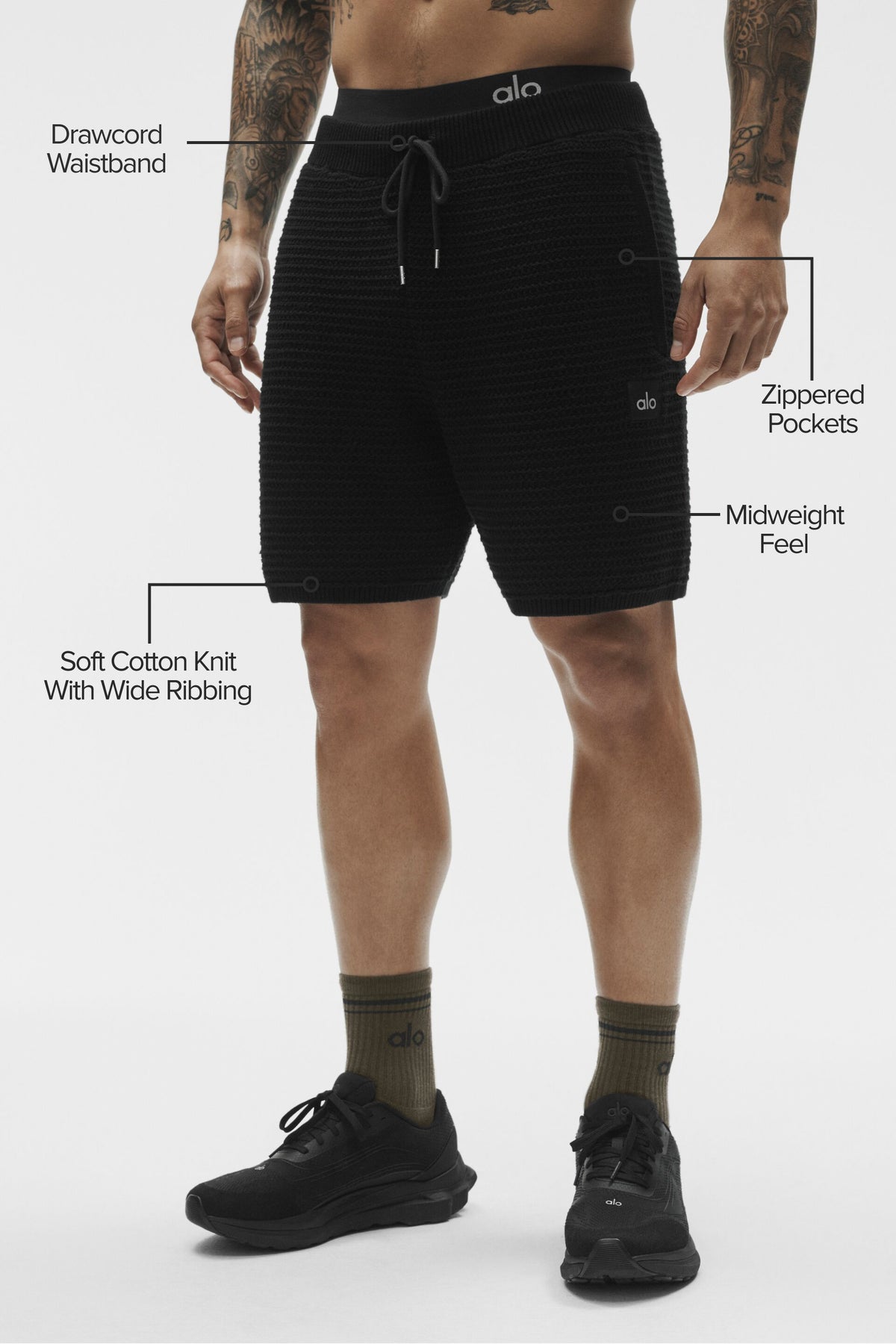 5" Shift Knit Short - Black--1