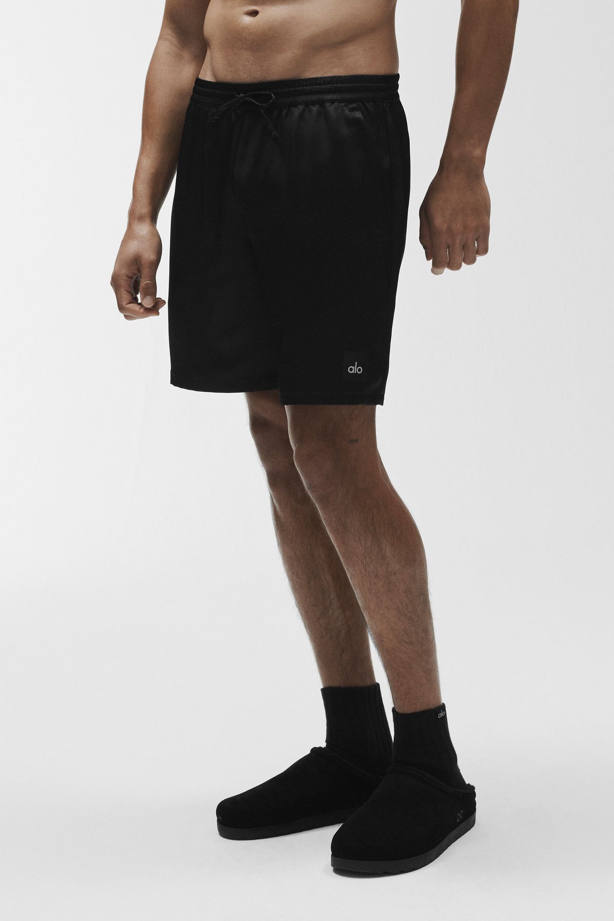 7" Satin Horizon Short - Black--2