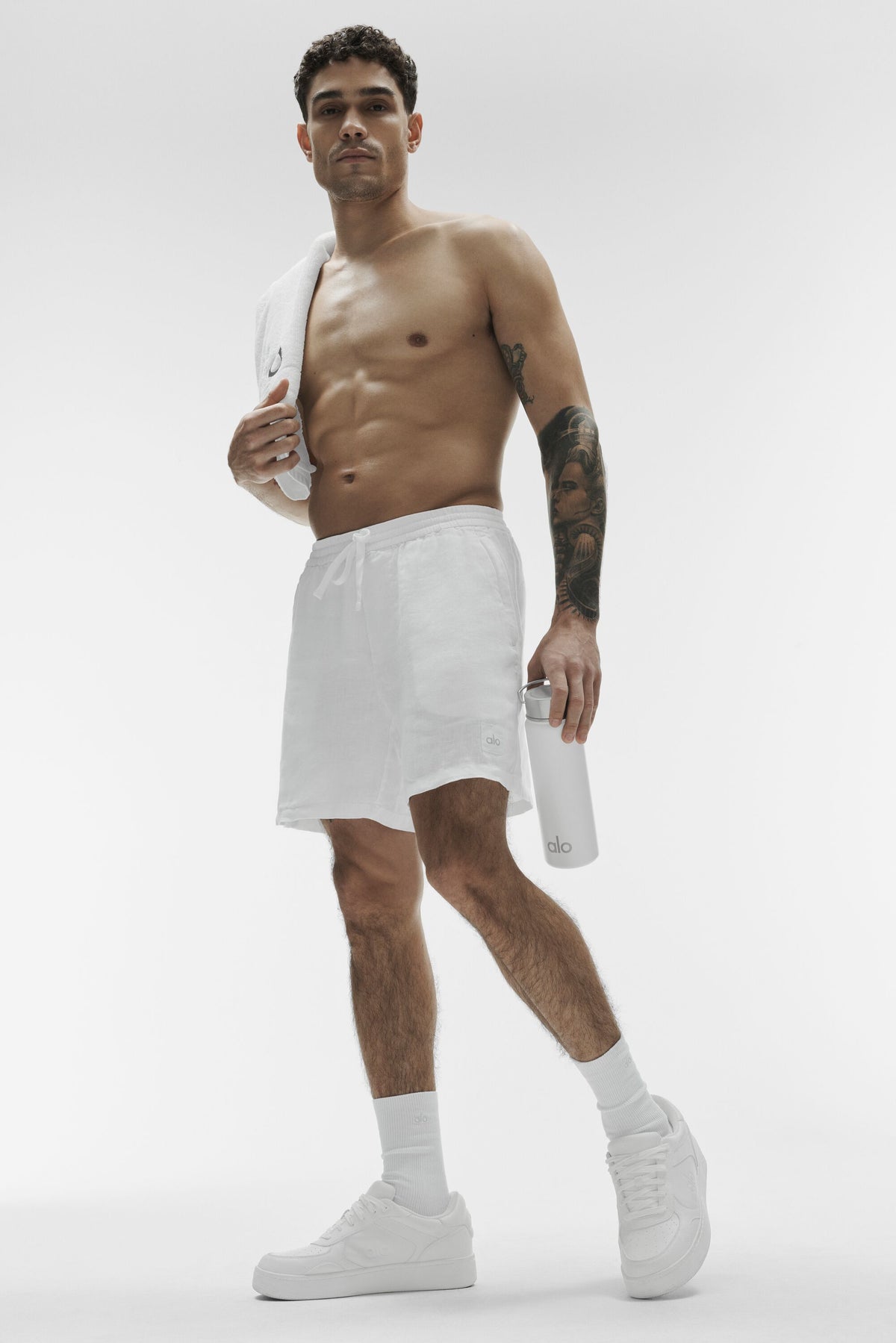 7" Linen Days Short - White--3