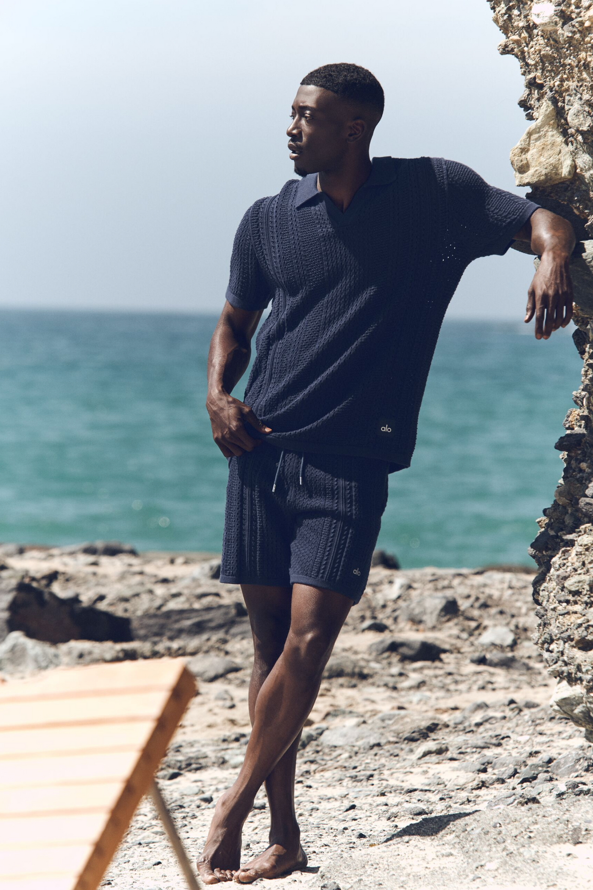 7" Coastline Knit Short - Navy--0