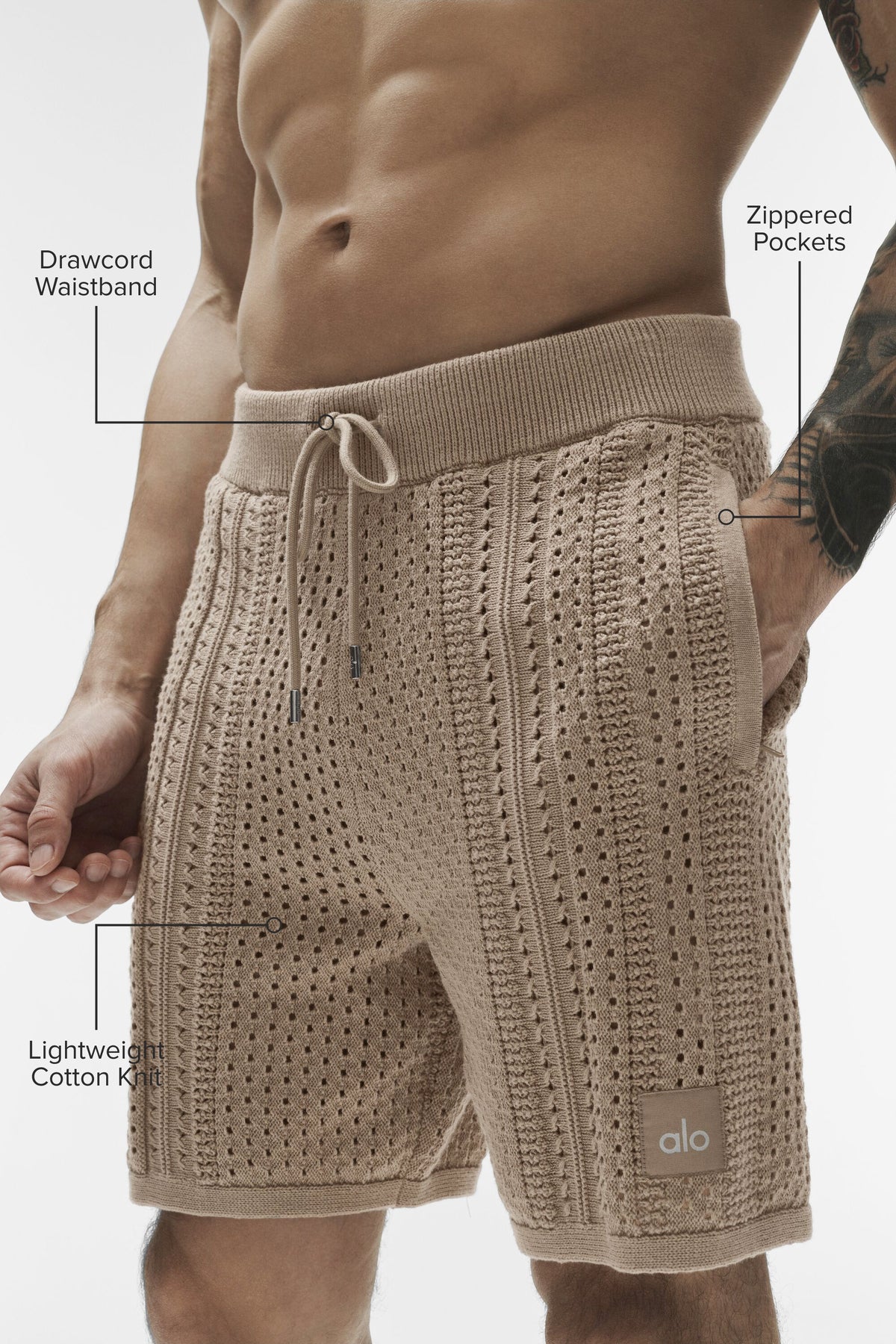 7" Coastline Knit Short - Gravel--1