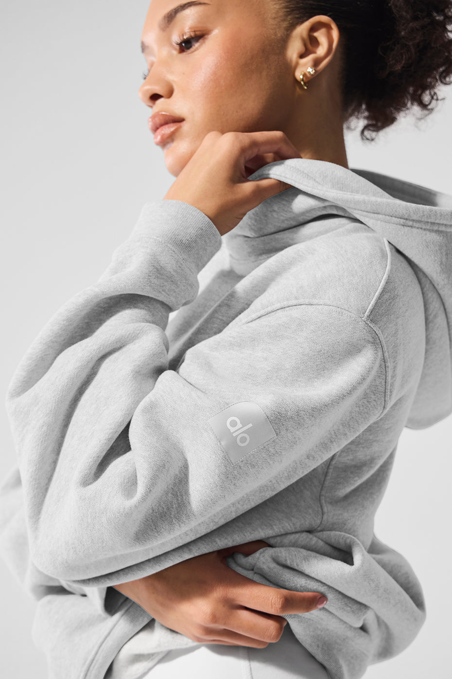 Renown Heavy Weight Hoodie - Athletic Heather Grey--2