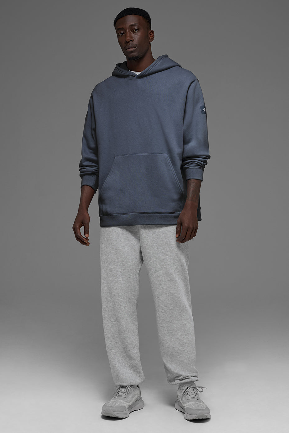 Renown Heavy Weight Hoodie - Bluestone--4