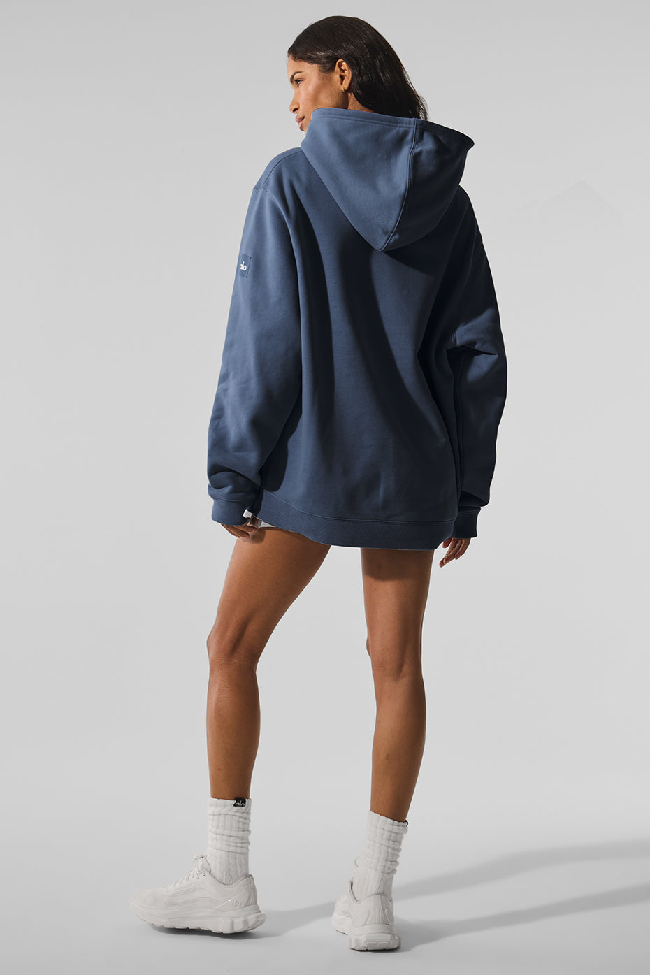 Renown Heavy Weight Hoodie - Bluestone--3