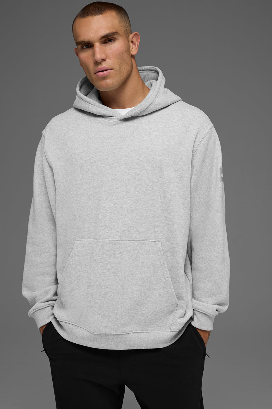 Renown Heavy Weight Hoodie - Athletic Heather Grey--2