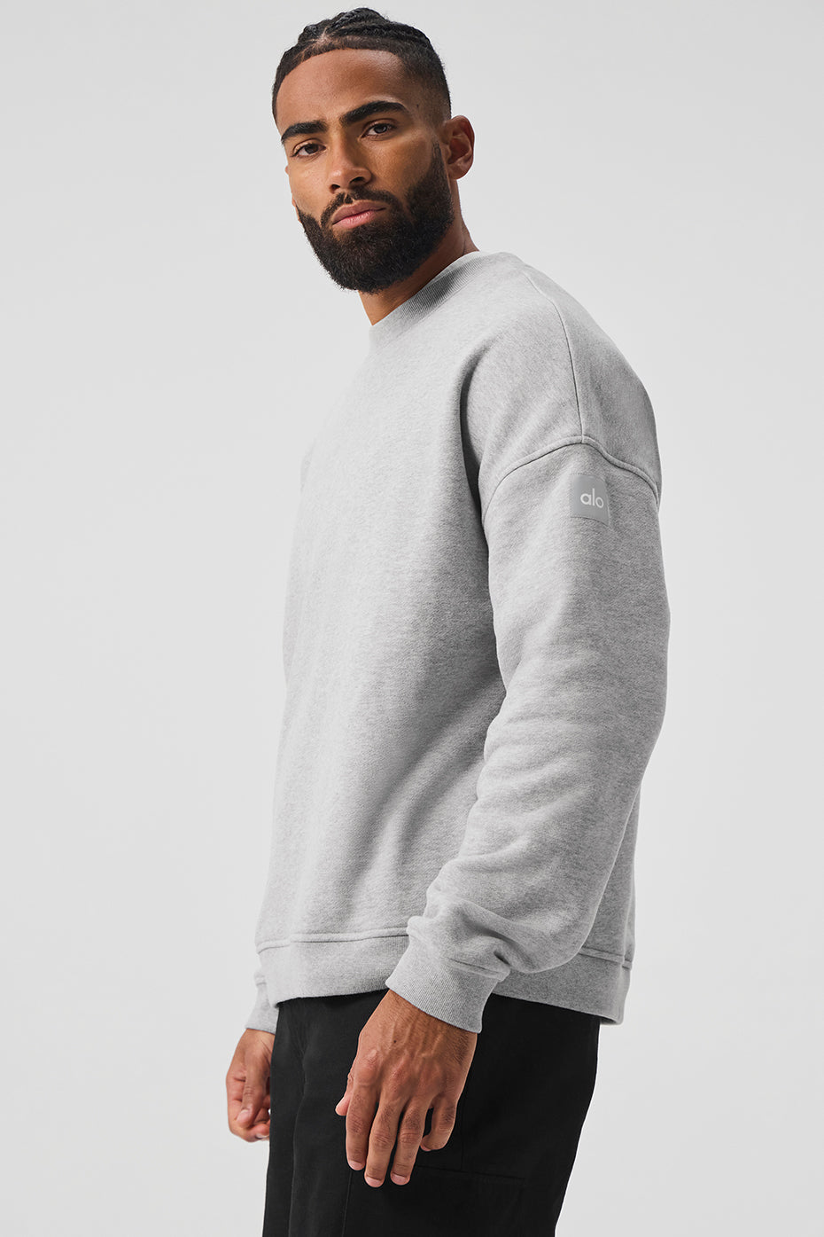 Renown Heavy Weight Crew Neck Pullover - Athletic Heather Grey--2