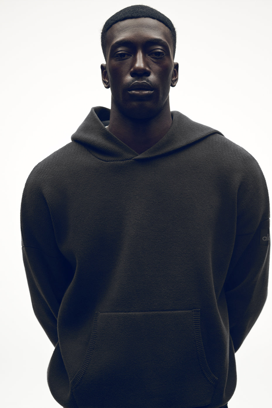 Scholar Hooded Sweater - Anthracite--0