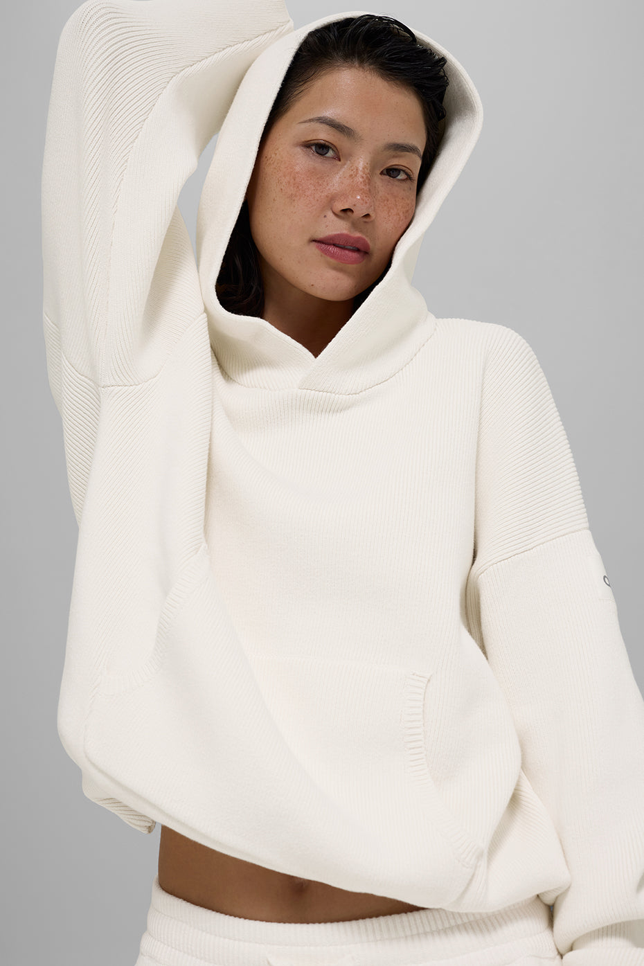 Scholar Hooded Sweater - Ivory--0