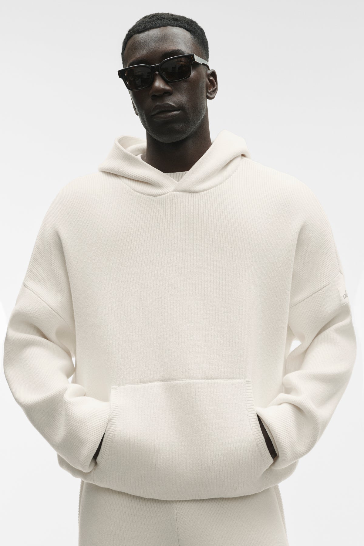 Scholar Hooded Sweater - Ivory--0