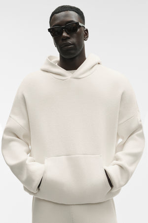Scholar Hooded Sweater - Ivory