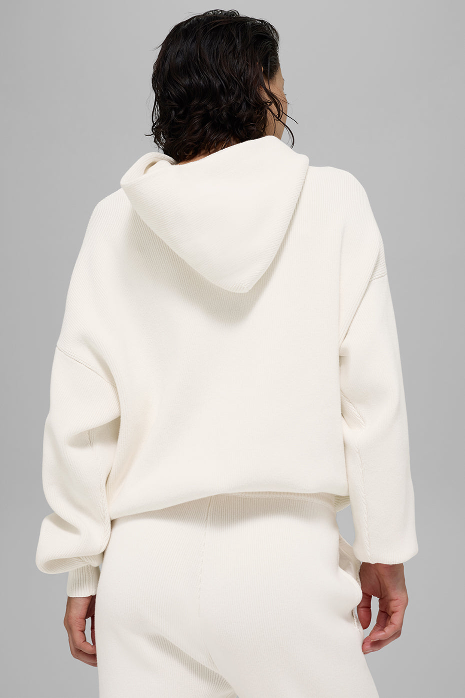 Scholar Hooded Sweater - Ivory--1