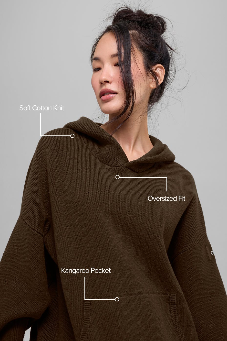 Scholar Hooded Sweater - Espresso--1
