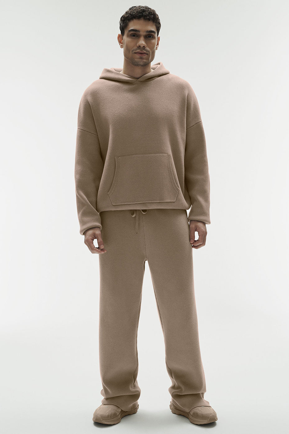 Scholar Hooded Sweater - Gravel--5