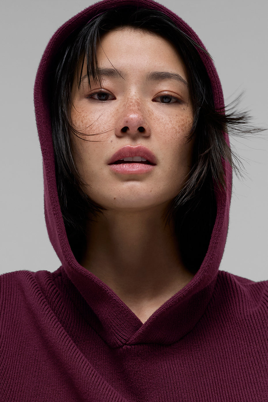 Scholar Hooded Sweater - Burgundy--3