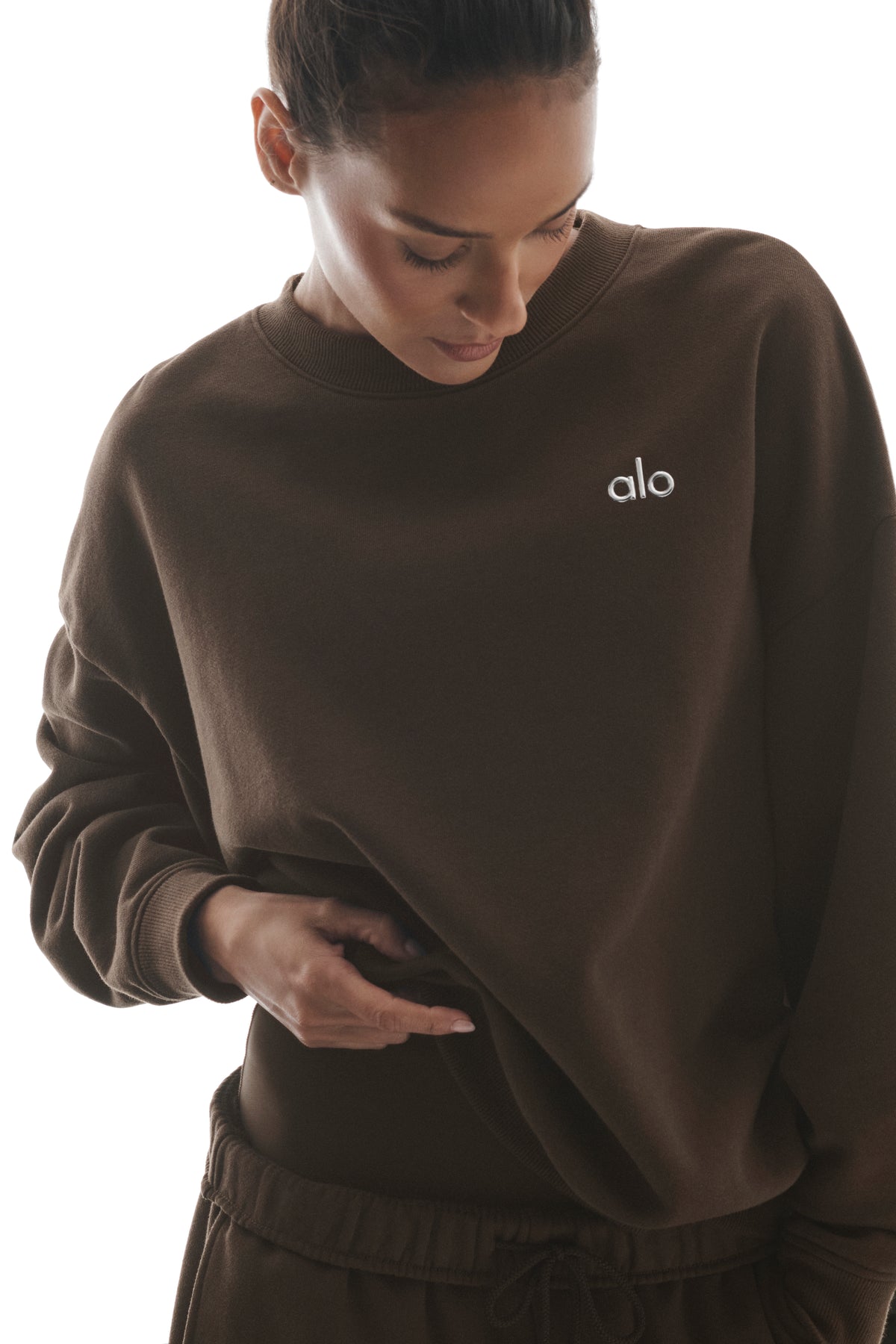 Accolade Crew Neck Pullover - Espresso--3