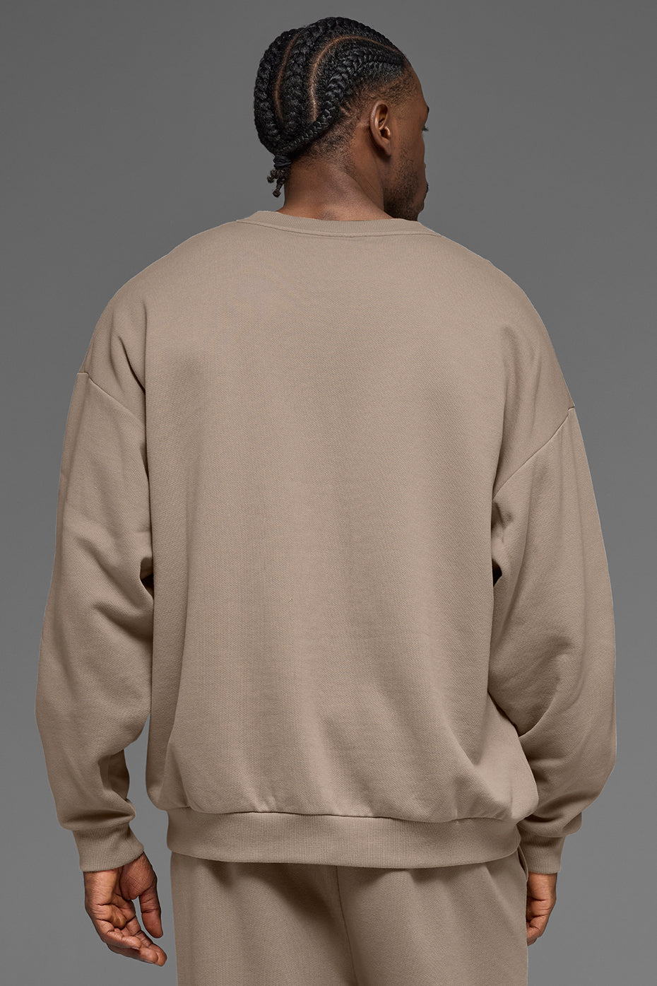 Accolade Crew Neck Pullover - Gravel--1