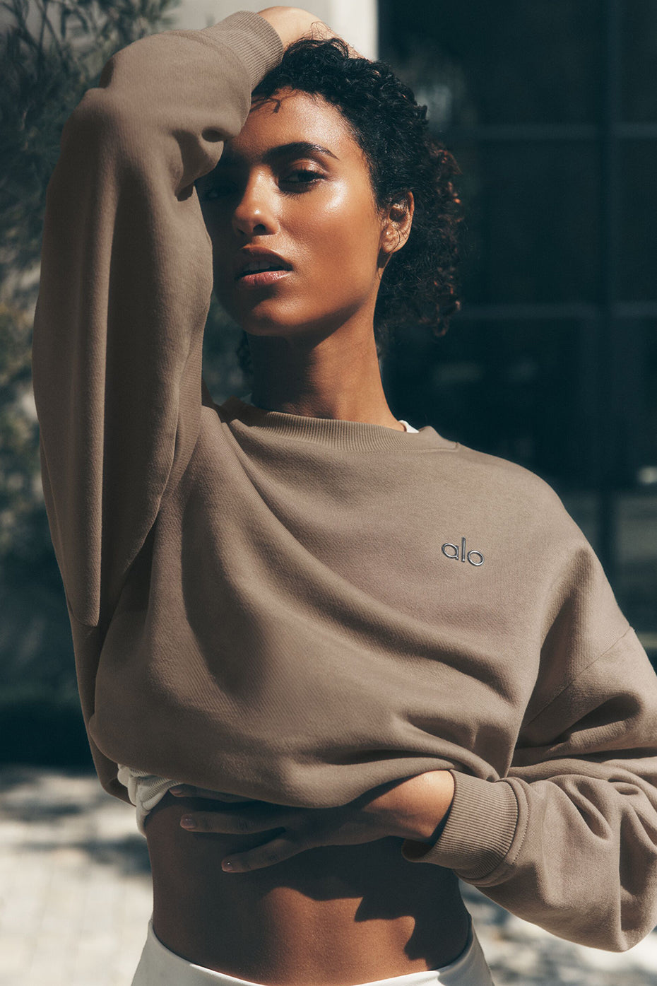 Accolade Crew Neck Pullover - Gravel--0