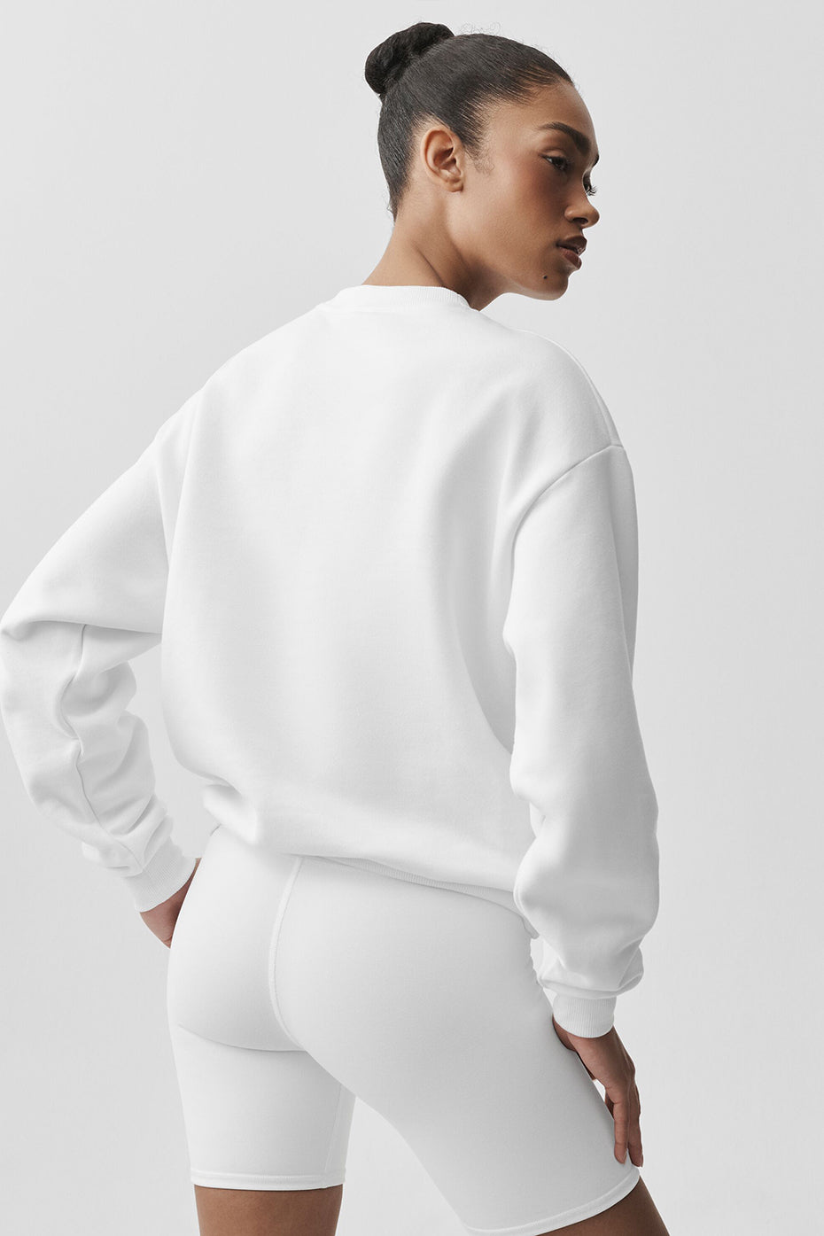 Accolade Crew Neck Pullover - White--1