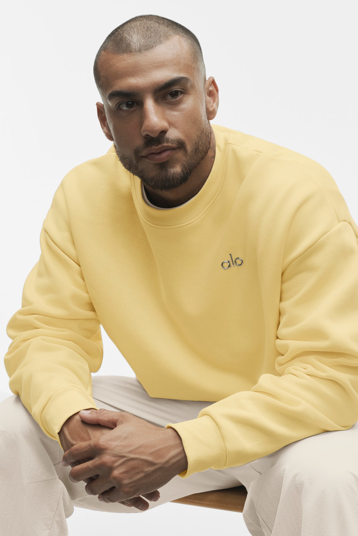 Accolade Crew Neck Pullover - Warm Butter--2