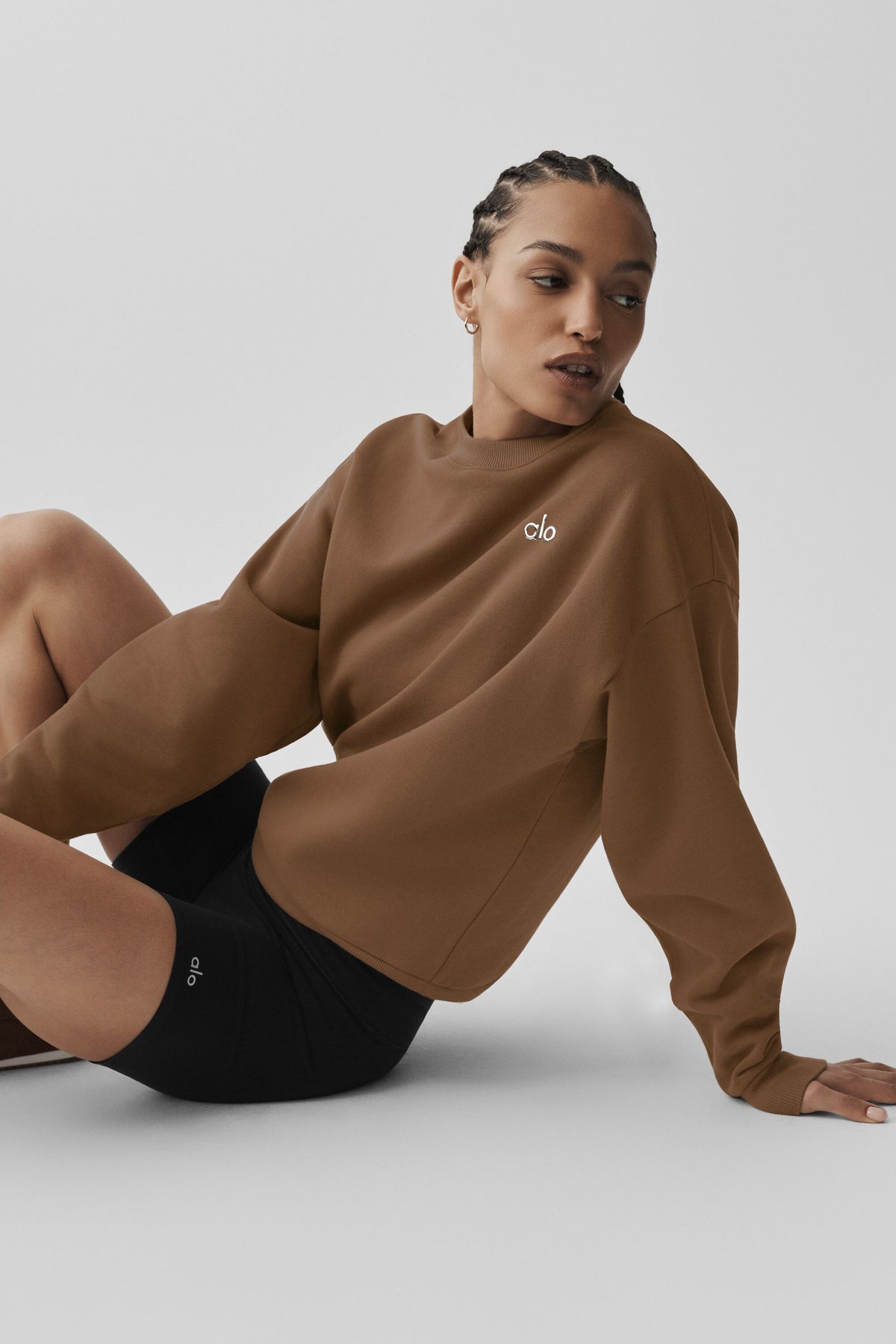 Accolade Crew Neck Pullover - Sun Kissed Brown--3