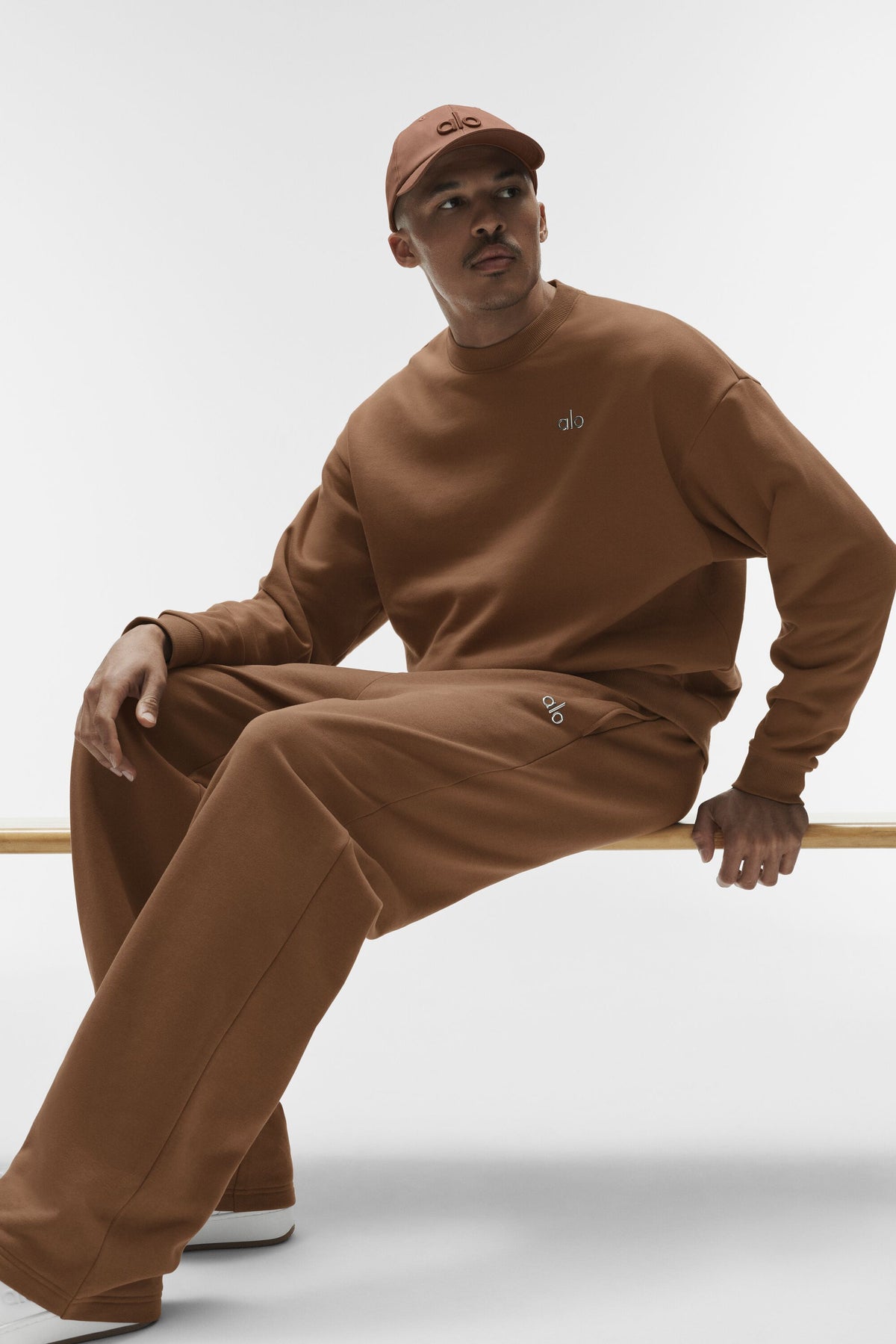 Accolade Crew Neck Pullover - Sun Kissed Brown--3