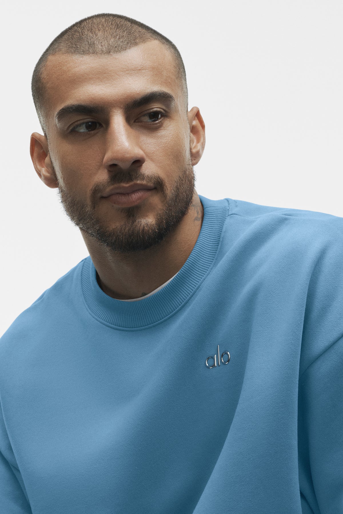 Accolade Crew Neck Pullover - California Blue--2