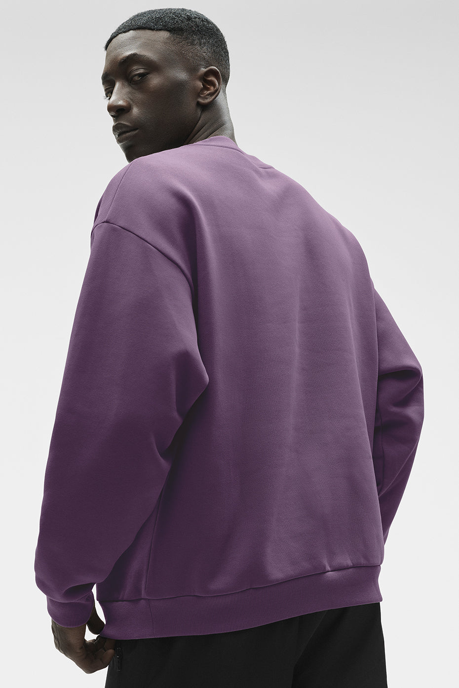 Accolade Crew Neck Pullover - Plum Kiss--1