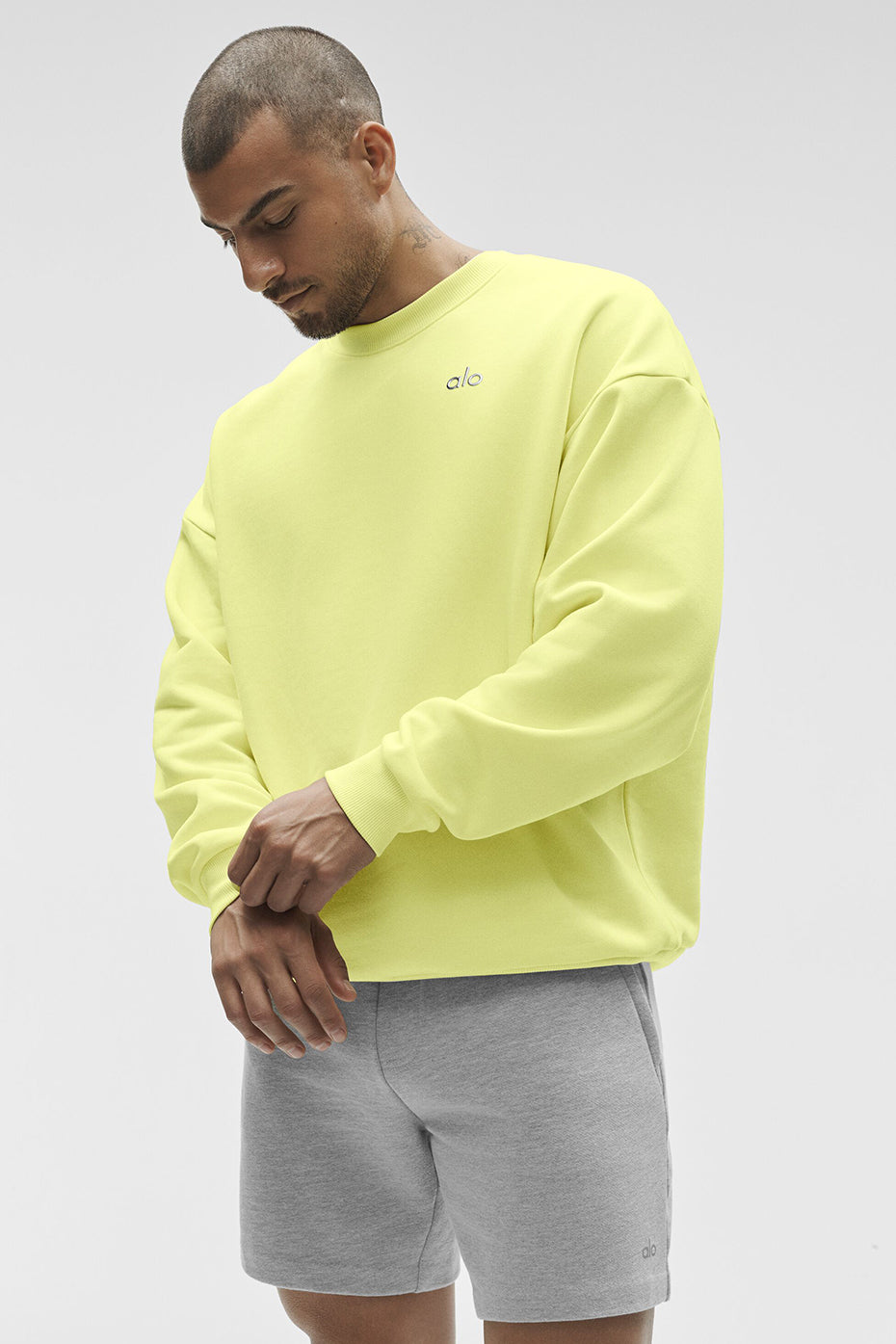 Accolade Crew Neck Pullover - Sunshine--3