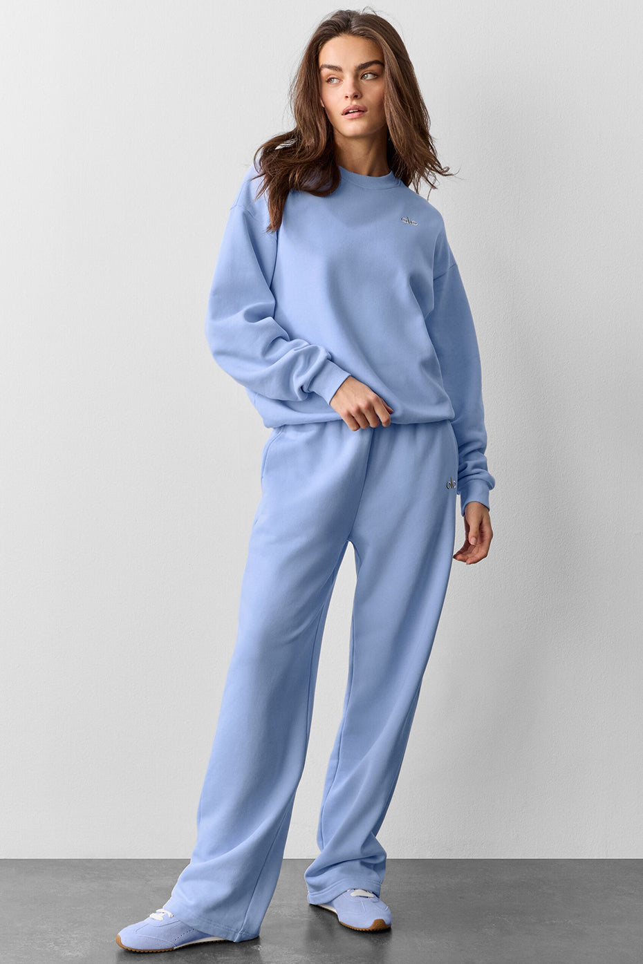 Accolade Crew Neck Pullover - Light Provence Blue--4