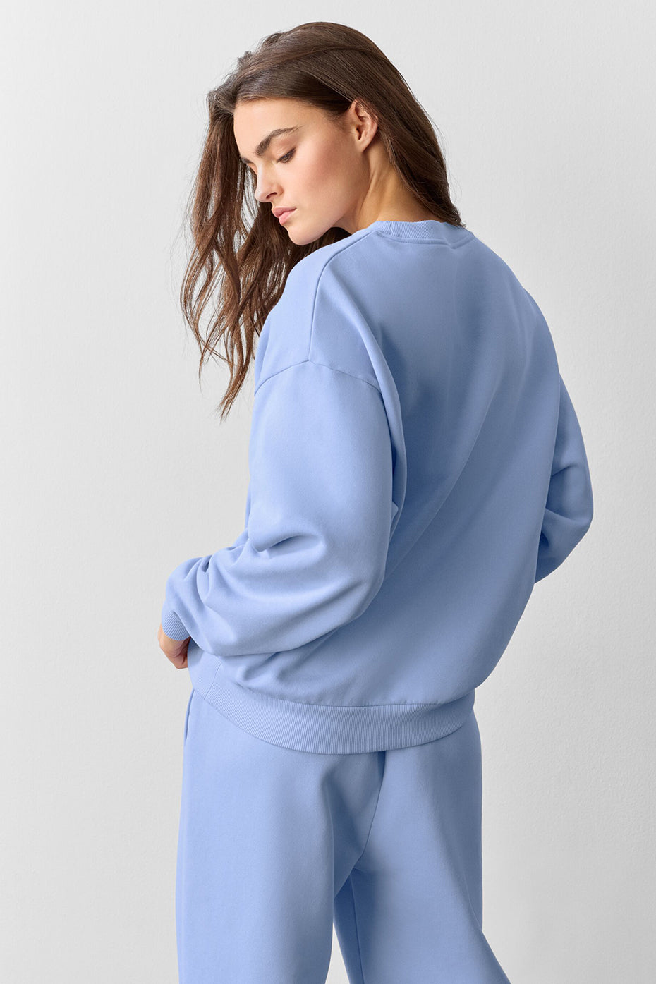 Accolade Crew Neck Pullover - Light Provence Blue--1