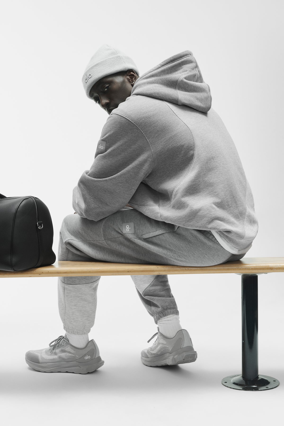 Make Waves Hoodie - Athletic Heather Grey Tonal--0