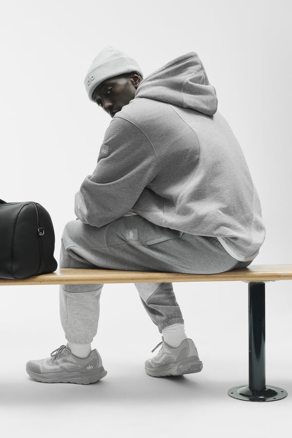 Make Waves Hoodie - Athletic Heather Grey Tonal
