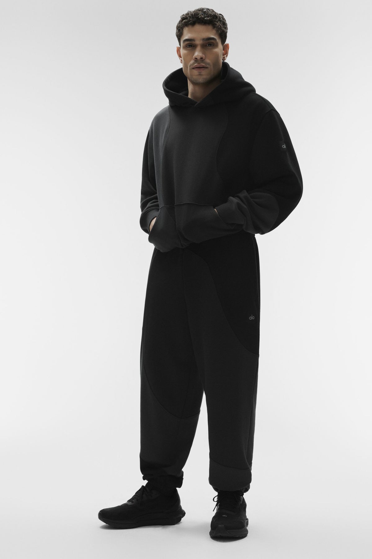 Make Waves Hoodie - Vintage Black Tonal--4
