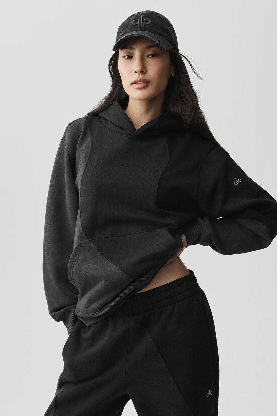Make Waves Hoodie - Vintage Black Tonal--0