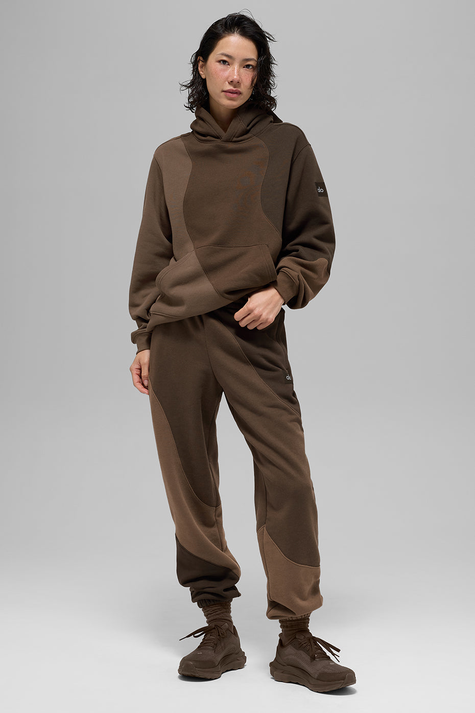 Make Waves Hoodie - Espresso Tonal--3