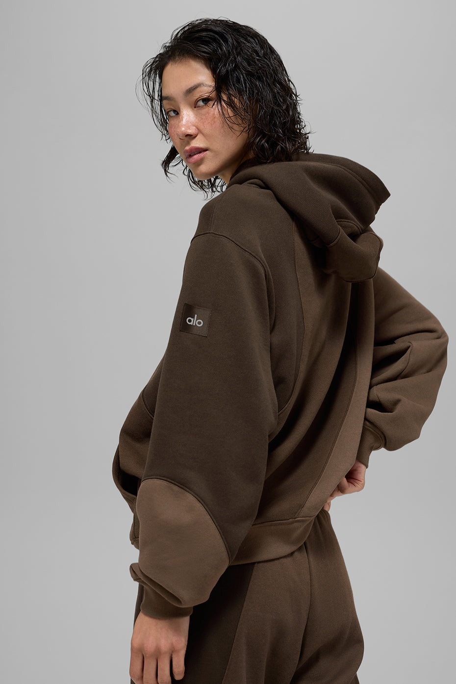 Make Waves Hoodie - Espresso Tonal--1