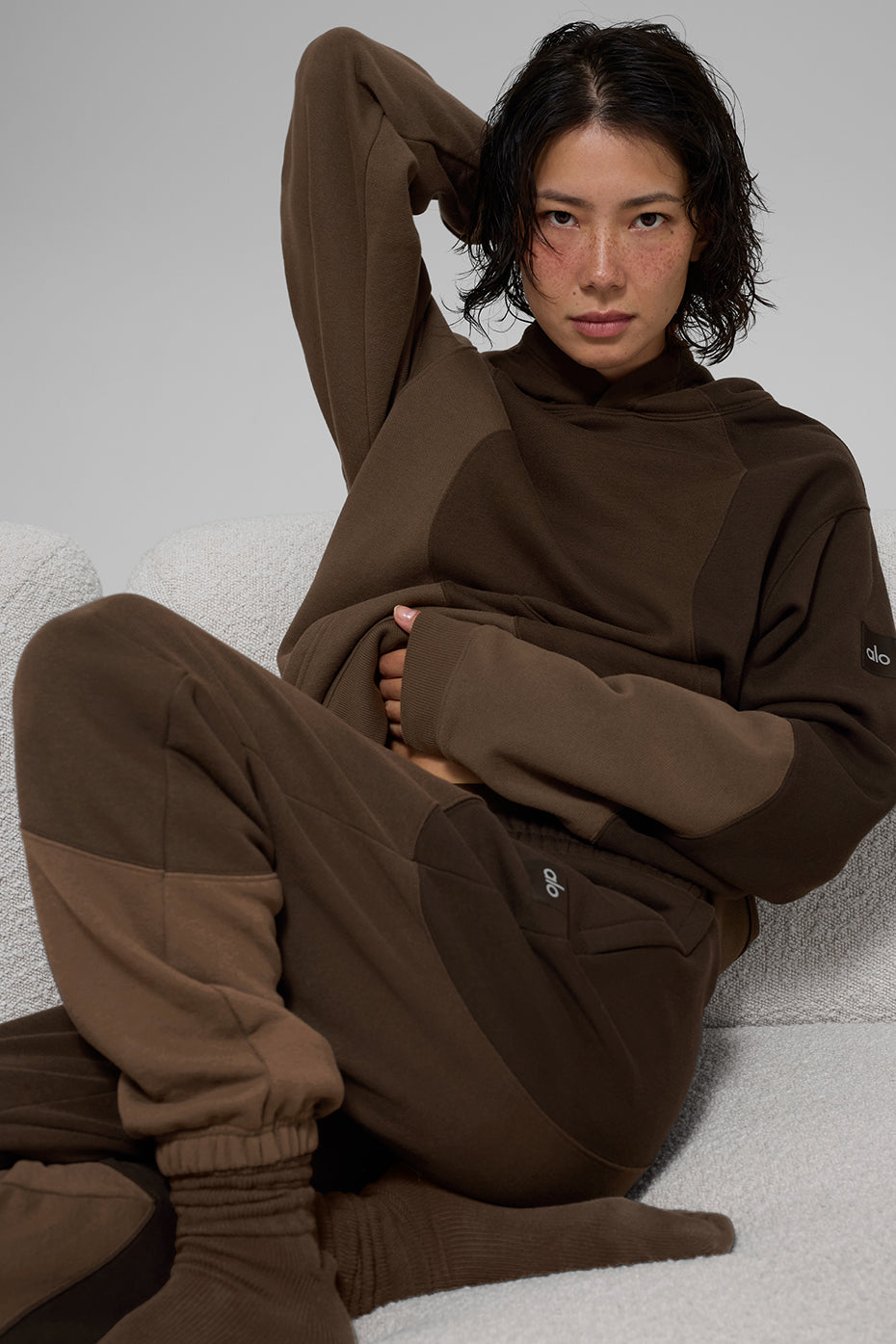 Make Waves Hoodie - Espresso Tonal--4