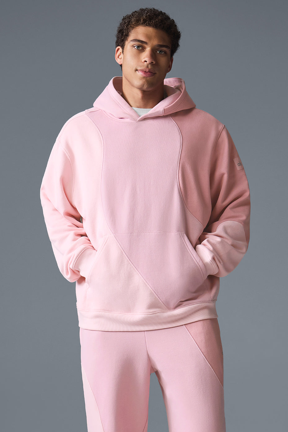 Make Waves Hoodie - Sunset Pink Tonal--0